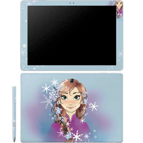 Disney Frozen Anna Portrait Galaxy Book 12in Skin